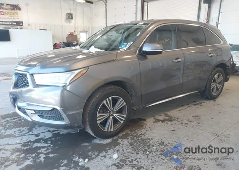 2017 Acura Mdx z USA, uszkodzony, nr VIN 5FRYD4H34HB020499